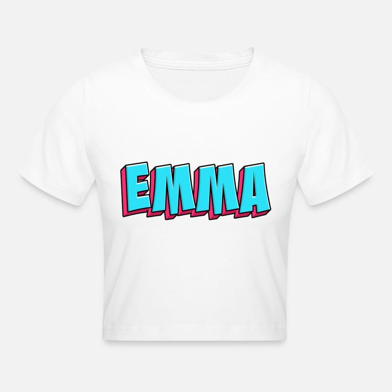 Image du nom : Emma - Crop top - blanc