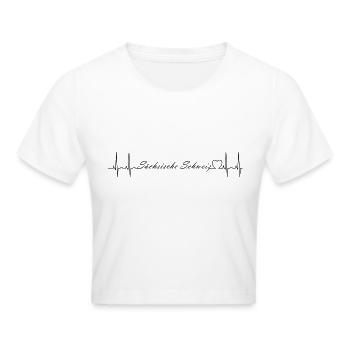 Sächsische Schweiz - Frauen Cropped T-Shirt - Weiß - Vorne - Marisol (170cm)