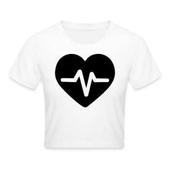 battement de coeur - Crop top - blanc - Devant - Marisol (170cm)