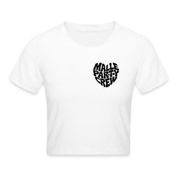 Malle Party Crew - Frauen Cropped T-Shirt - Weiß - Vorne - Marisol (170cm)