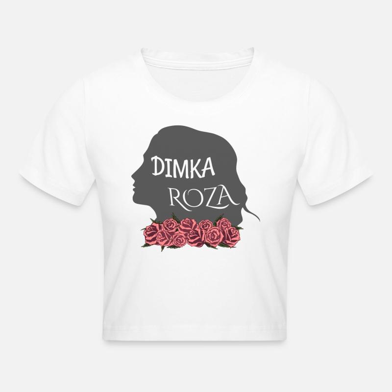 Rose Hathaway Names, Dimka, Roza, Vampire Academy - Crop top - blanc