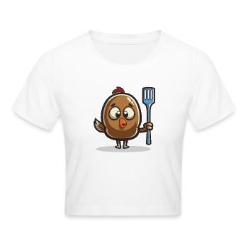 Thanksgiving Türkei - Frauen Cropped T-Shirt - Weiß - Vorne - Marisol (170cm)