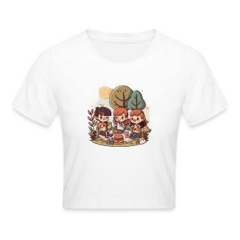 Plaisir estival - Crop top - blanc - Devant - Marisol (170cm)