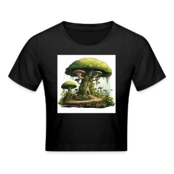 sagesse ancienne - Crop top - noir - Devant - Marisol (170cm)