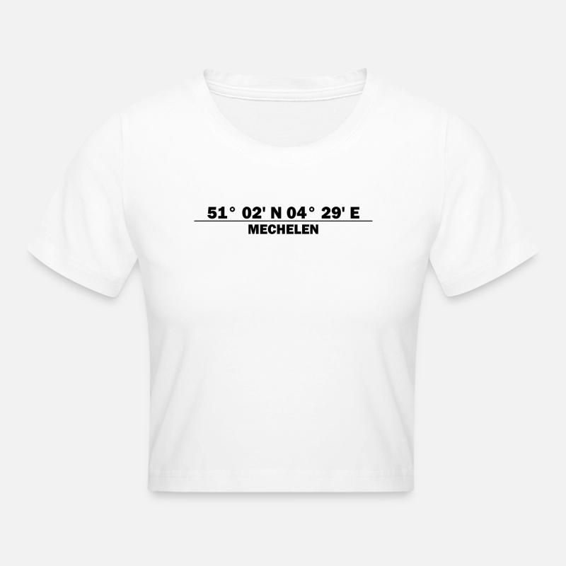 Coordonnées de Malines - Crop top - blanc