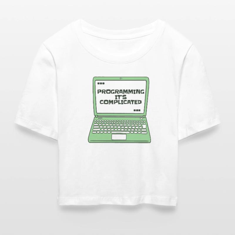 Programmer c’est compliqué Developer Coder Crop top