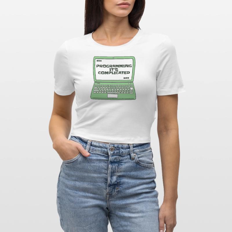 Programmer c’est compliqué Developer Coder Crop top
