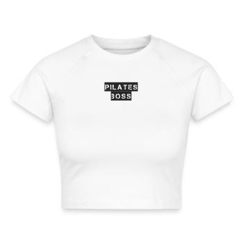 Pilates - Patron de Pilates - Crop top - blanc - Devant - Marisol (170cm)
