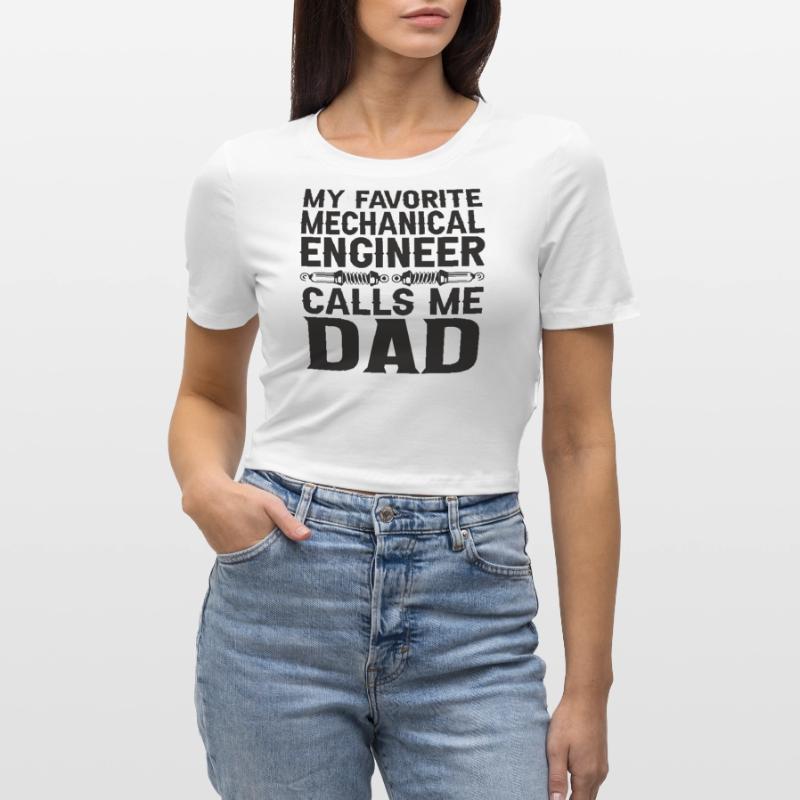 Engineer Brain Mechanical Engineering Electrical Engineering Son Cropped T-Shirt
