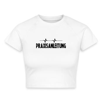 Praxisanleitung Praxisanleiter Rettungsdienst - Frauen Cropped T-Shirt - Weiß - Vorne - Marisol (170cm)