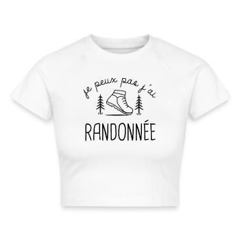 Randonnée Rando randonneur - Crop top - blanc - Devant - Marisol (170cm)