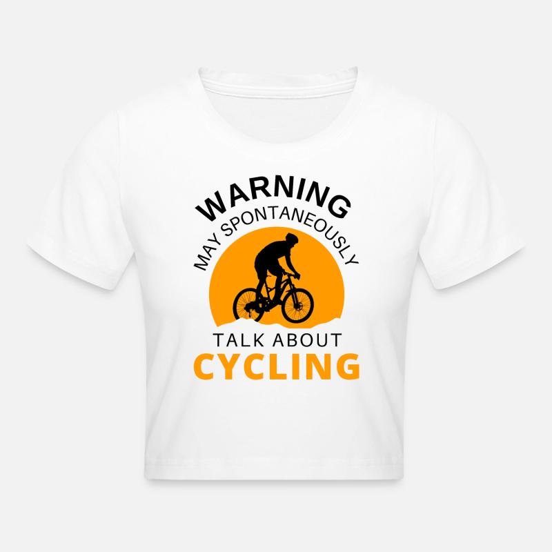 Cycling - Cropped T-Shirt - white