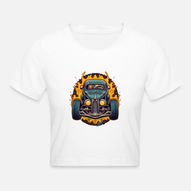 Turbo atomic 3 - Crop top - blanc