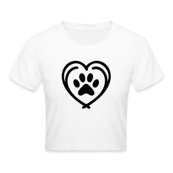 Patte Coeur - Crop top - blanc - Devant - Marisol (170cm)
