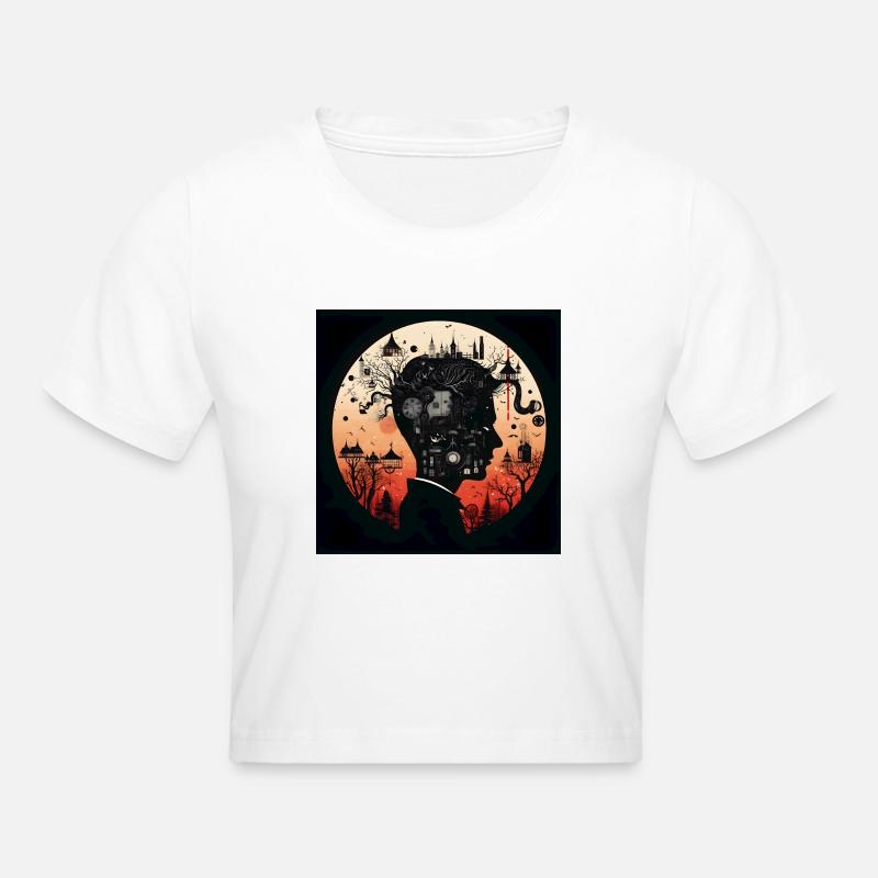 Kafka - Crop top - blanc