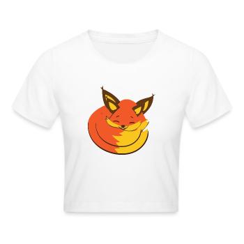 Fox the system! - Crop top - blanc - Devant - Marisol (170cm)