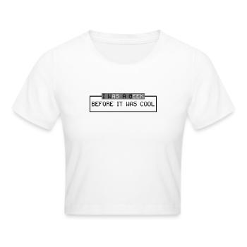 Geek - Cropped T-Shirt - wit - Voor - Marisol (170cm)