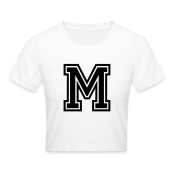 M - Frauen Cropped T-Shirt - Weiß - Vorne - Marisol (170cm)