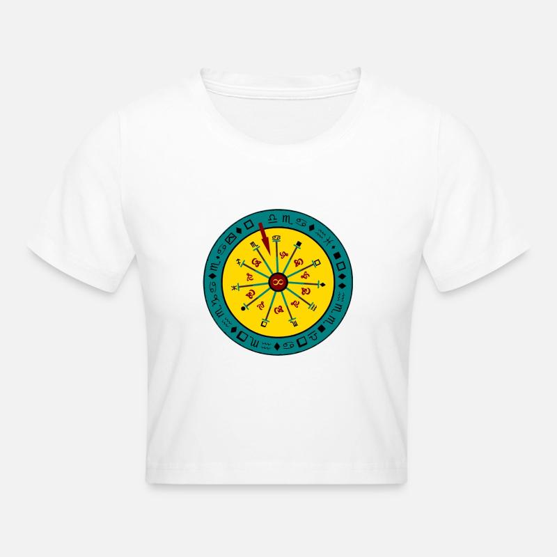 Symbole de l’infini - Crop top - blanc