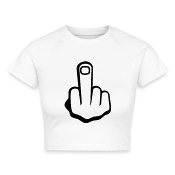 Majeur - Crop top - blanc - Devant - Marisol (170cm)