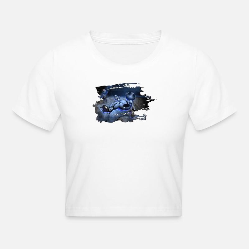 lune de robo - Crop top - blanc