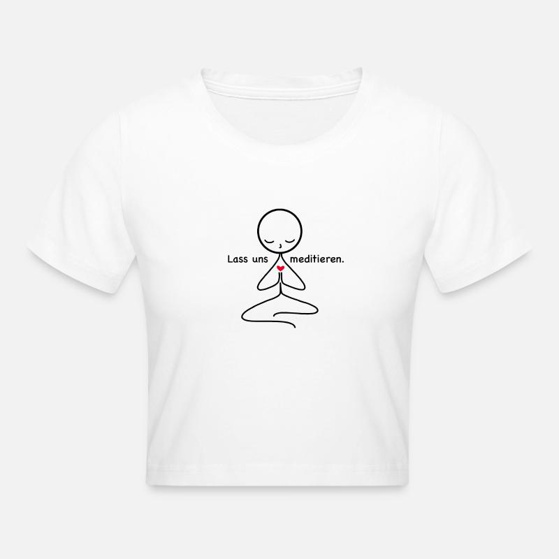 Méditation - Crop top - blanc