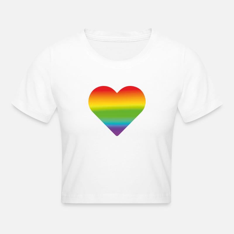 Égalité - Crop top - blanc