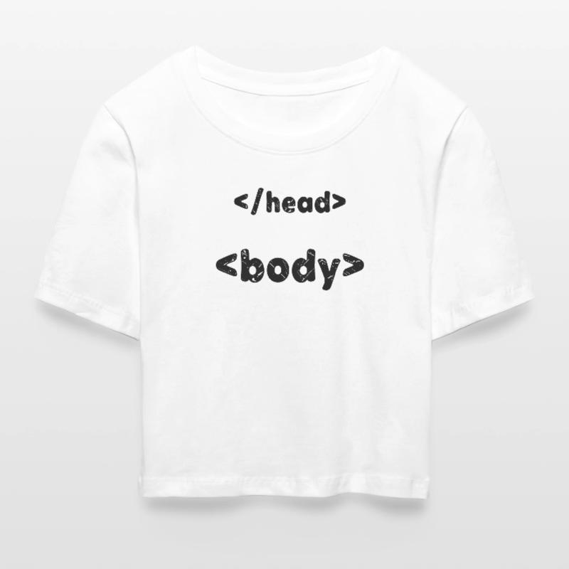 Code Developer Spruch Debug Programmierer Computer Frauen Cropped T-Shirt