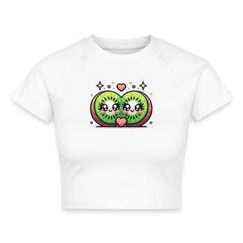 Les Kiwis sont amoureux - Crop top - blanc - Devant - Marisol (170cm)
