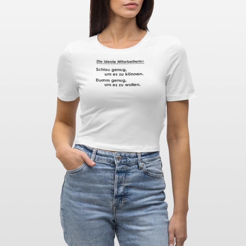 L’employé idéal Crop top