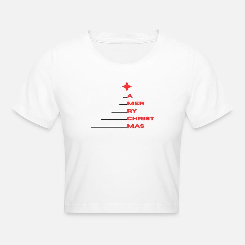 Un joyeux Noël - Crop top - blanc