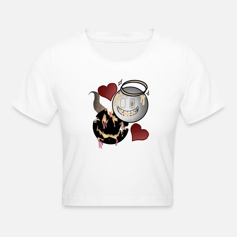 Conception d’Anges et Diables - Crop top - blanc
