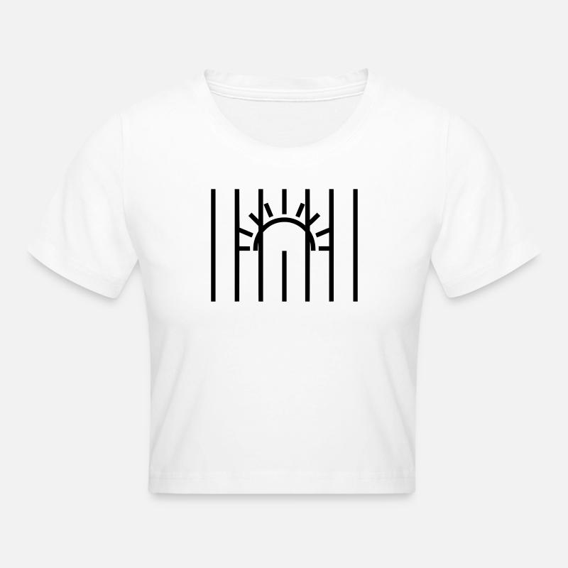 Prison de Sun Behind Baraux - Crop top - blanc