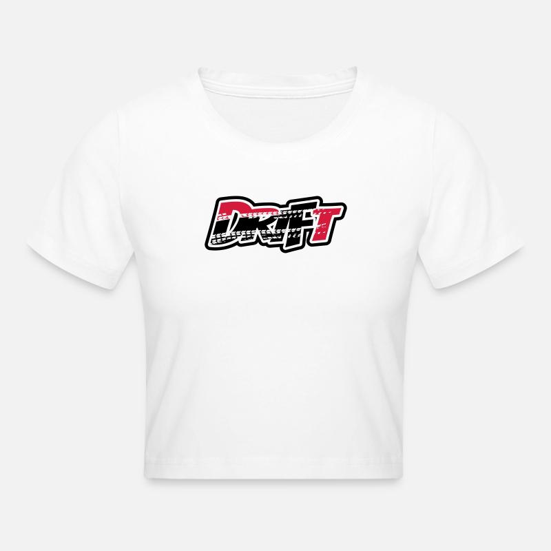 Drift Motorsport - Crop top - blanc