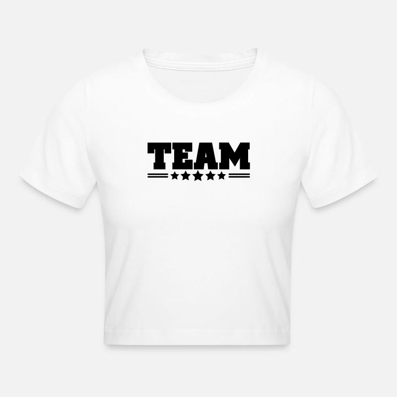 team - Crop top - blanc