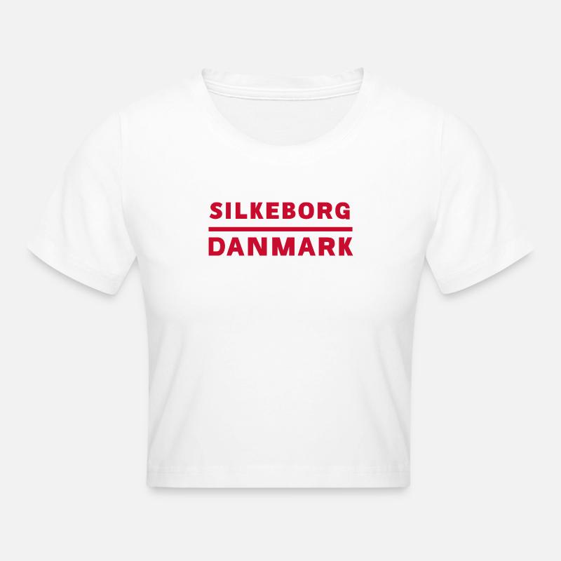 Silkeborg, Danemark - Crop top - blanc
