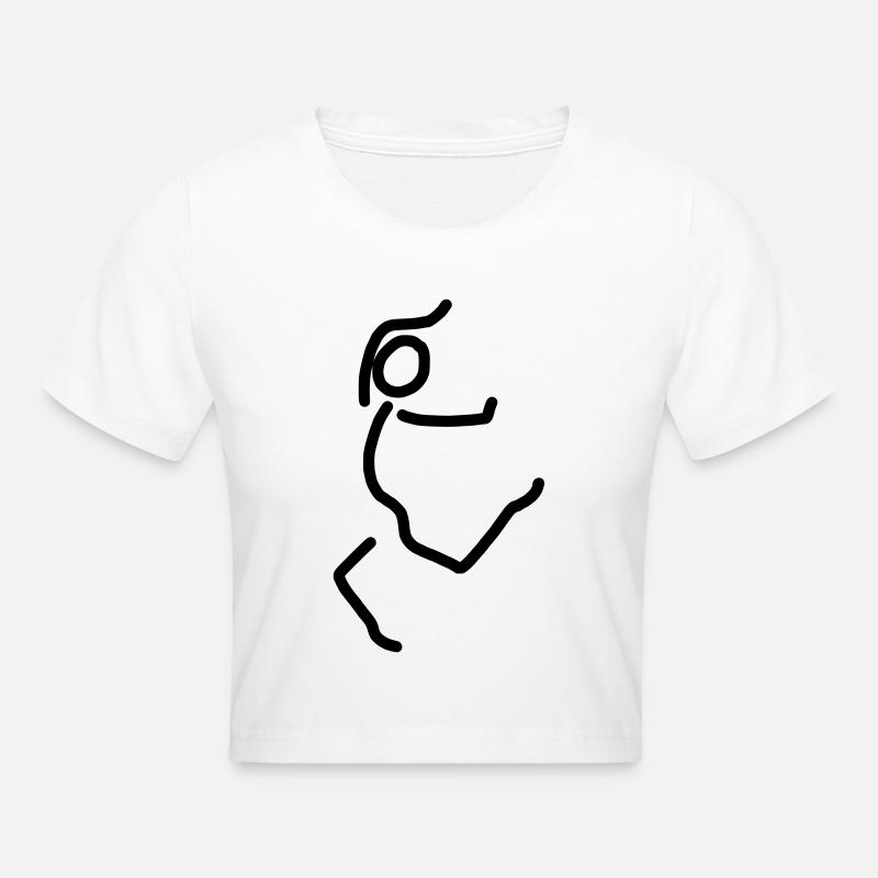Danse iYpsilon - saut - Crop top - blanc