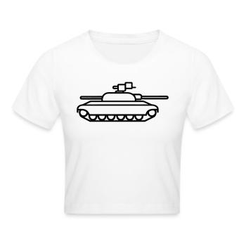 tank - Cropped T-Shirt - white - Front - Marisol (170cm)