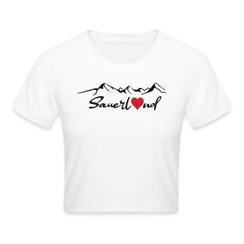 Autocollant Sauerland - Crop top - blanc - Devant - Marisol (170cm)