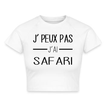 Safari - Crop top - blanc - Devant - Marisol (170cm)