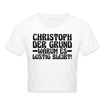 Prénom Chris Christoph - Crop top - blanc - Devant - Marisol (170cm)