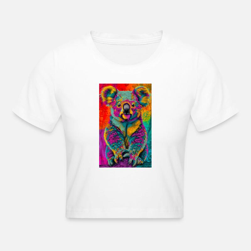 Koala - Crop top - blanc