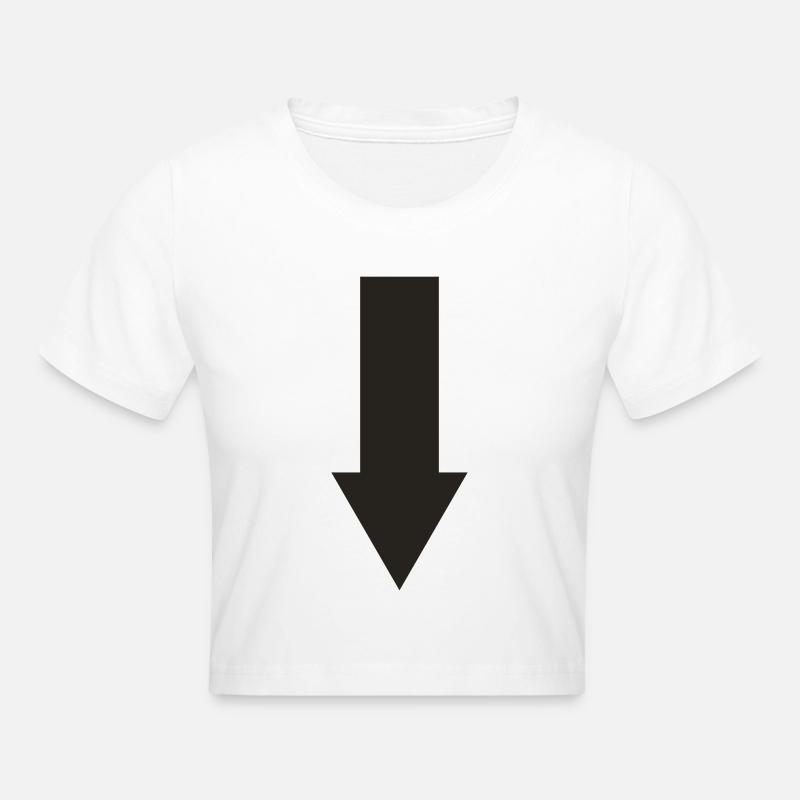 flèche - Crop top - blanc