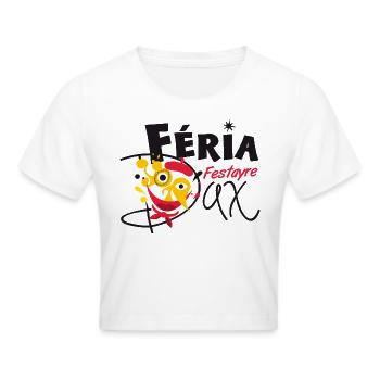 Féria de Dax, béret et bandana rouge, les landes - Crop top - blanc - Devant - Marisol (170cm)