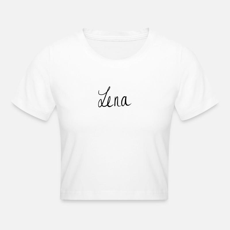 Lena - Crop top - blanc