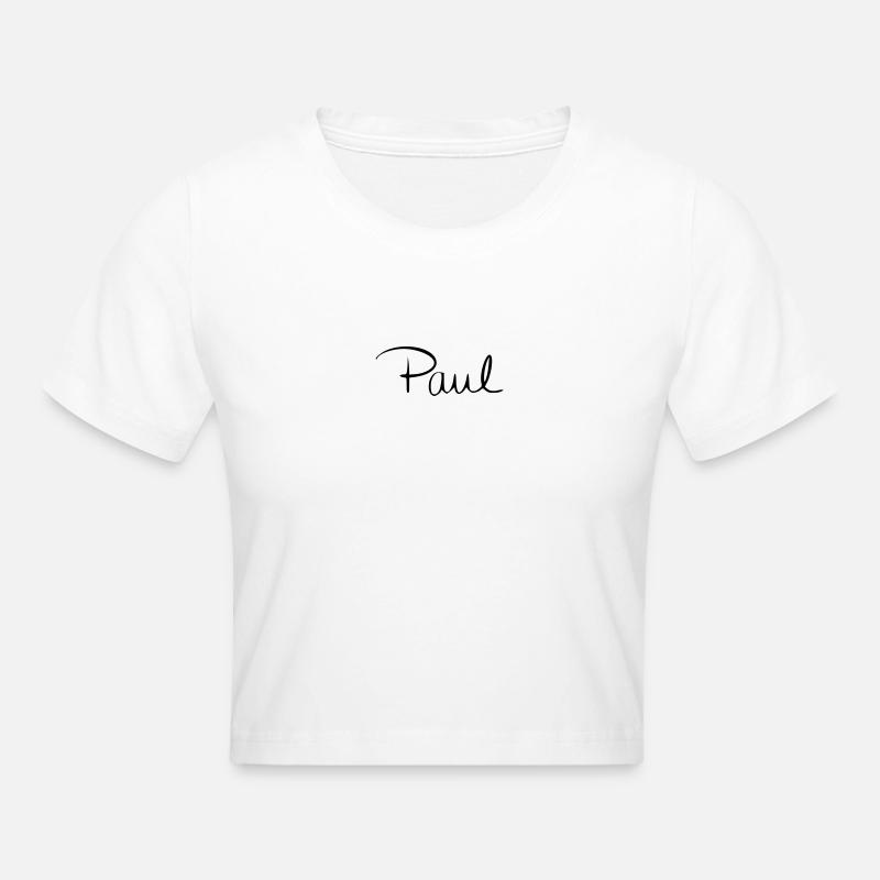 Paul - Cropped T-Shirt - white
