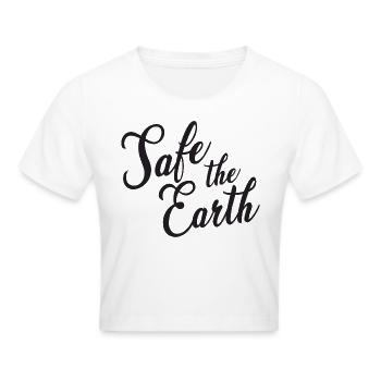 Sauvez la Terre - Crop top - blanc - Devant - Marisol (170cm)