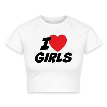 J’aime les filles - Crop top - blanc - Devant - Marisol (170cm)