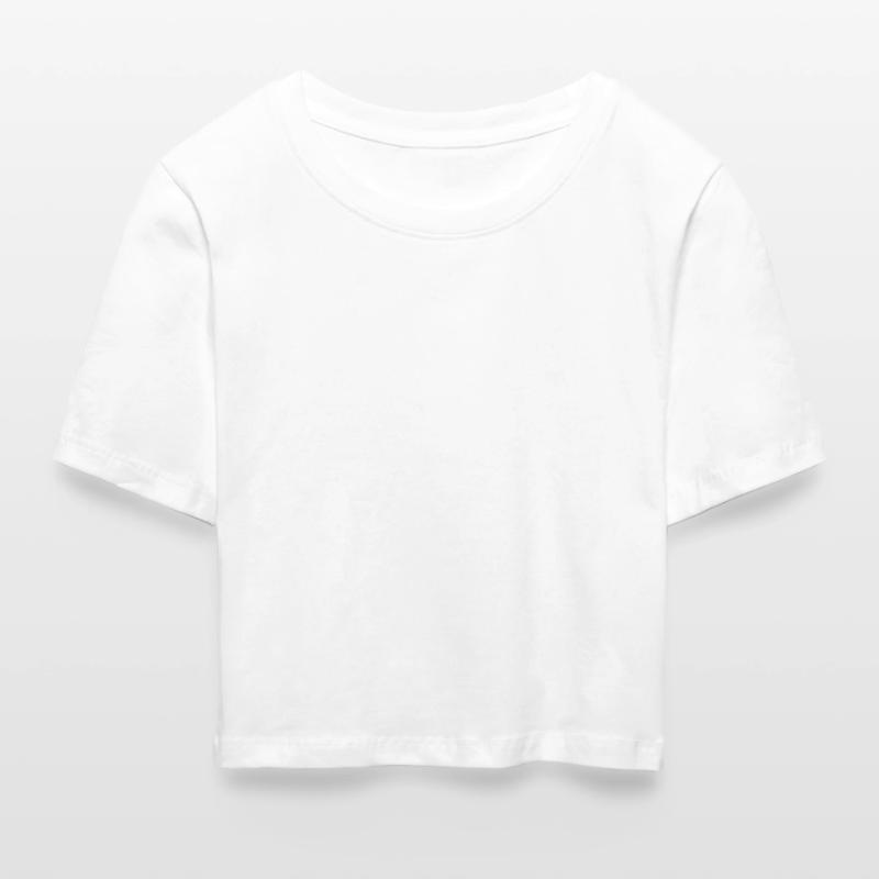 #!/bin/bash - Linux Shell Frauen Cropped T-Shirt