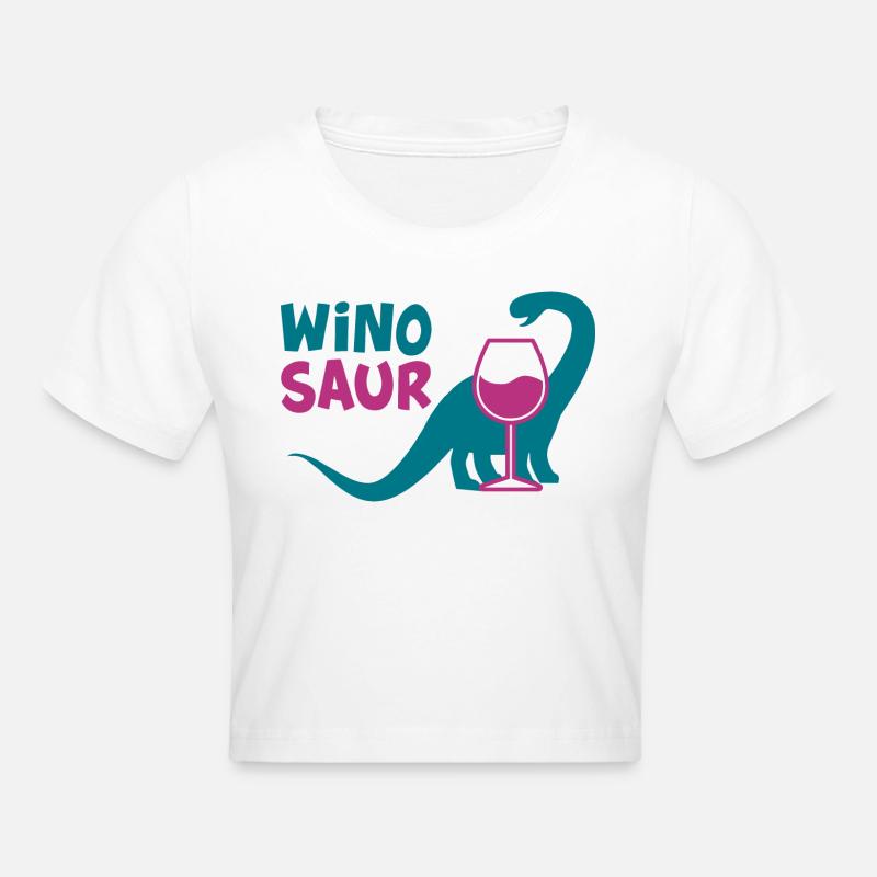 dino - Crop top - blanc